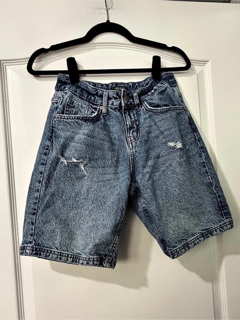 Wild Fable Distressed Mid-Rise Denim Jean Shorts Size 0